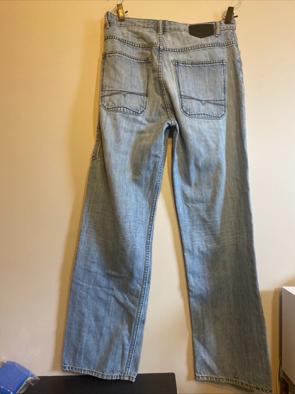 G-Unit Heavyweight Carpenter Jeans Blue Boot Cut Men’s Tag Sz 32/34 Hip‎ hop Vtg